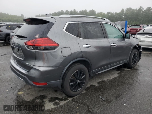 2017 Nissan Rogue SV with VIN 5N1AT2MV5HC756135, listed as a Copart auction lot 59656225 with 157,656 mi miles and Salvage title. Bid and sale history available at DreamBid. Image 3.