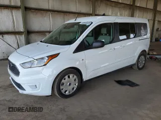 2019 Ford Transit Connect XLT with VIN NM0GS9F23K1427351, listed as a Copart auction lot 46949325 with 54,964 mi miles and Salvage title. Bid and sale history available at DreamBid. Image 1.
