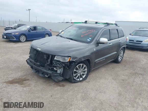 2015 Jeep Grand Cherokee Overland with VIN 1C4RJFCT3FC131122, listed as a IAAI auction lot 41513892 with 125,765 mi miles. Bid and sale history available at carsss.com. Image 6.