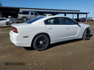 2012 Dodge Charger Police with VIN 2C3CDXAT4CH226632, listed as a Copart auction lot 44238295 with 70,027 mi miles and Salvage Title. Bid and sale history available at carsss.com. Image 3.