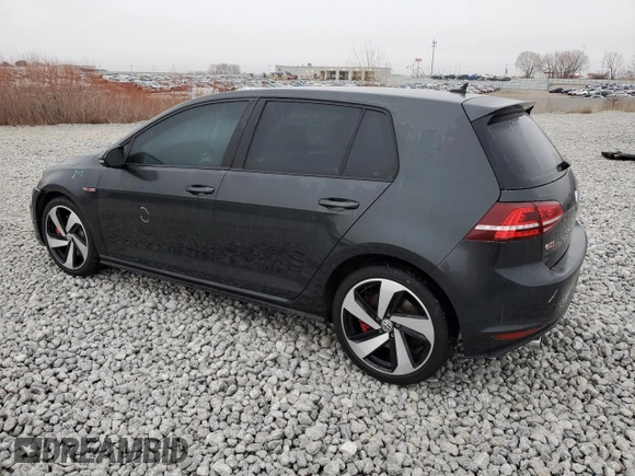 2017 Volkswagen Golf GTI Autobahn with VIN 3VW547AU5HM057806, listed as a Copart auction lot 80166574 with 36,772 mi miles and Clean Title. Bid and sale history available at carsss.com. Image 2.