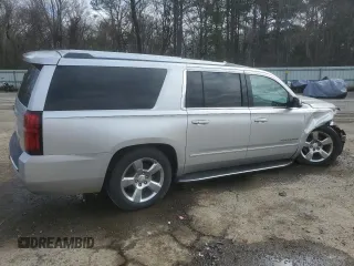 2017 Chevrolet Suburban Premier with VIN 1GNSCJKC2HR120815, listed as a Copart auction lot 43729155 with 96,553 mi miles and Salvage title. Bid and sale history available at DreamBid. Image 3.