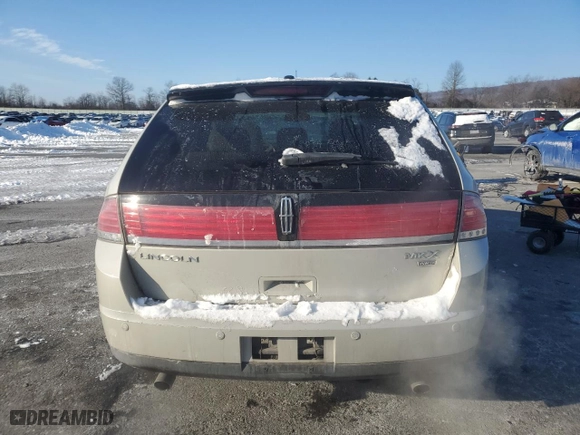 2007 Lincoln MKX with VIN 2LMDU88C77BJ37836, listed as a Copart auction lot 42238955 with NaN miles and Salvage Title. Bid and sale history available at carsss.com. Image 6.
