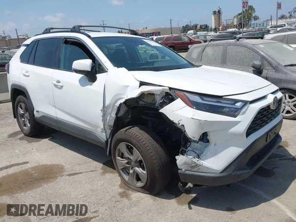 2022 Toyota RAV4 Hybrid XLE with VIN 2T3RWRFV9NW130472, listed as a IAAI auction lot 40990707 with 156,174 mi miles and . Bid and sale history available at DreamBid. Image 1.