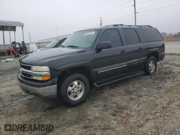 2002 Chevrolet Suburban LS with VIN 3GNEC16Z42G343960, listed as a Copart auction lot 88970245 with 284,632 mi miles and Salvage Title. Bid and sale history available at carsss.com. Image 1.
