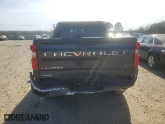2023 Chevrolet Silverado 1500 LTZ with VIN 2GCUDGED5P1123754, listed as a Copart auction lot 42616625 with 33,433 mi miles and Salvage Title. Bid and sale history available at carsss.com. Image 6.