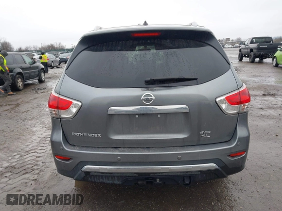 2015 Nissan Pathfinder SL z VIN 5N1AR2MM1FC720641, wystawiony jako IAAI lot #41508533 z przebiegiem 109 661 mil mil oraz . Historia ofert i sprzedaży dostępna na DreamBid. Obrazek 16.