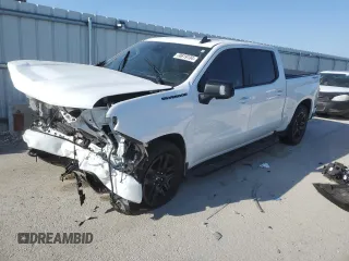 2023 Chevrolet Silverado 1500 RST with VIN 2GCUDEEDXP1145916, listed as a Copart auction lot 70619134 with Not Provided miles and Salvage Title. Bid and sale history available at DreamBid. Image 1.
