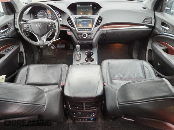 2015 Acura MDX Advance with VIN 5FRYD4H87FB026712, listed as a Copart auction lot 61238365 with 231,620 mi miles and Salvage title. Bid and sale history available at DreamBid. Image 8.