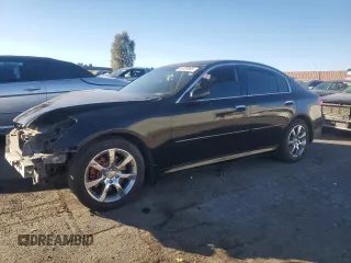 2005 Infiniti G35 with VIN JNKCV51E45M225025, listed as a Copart auction lot 89391355 with Not Provided miles and Salvage Title. Bid and sale history available at DreamBid. Image 1.