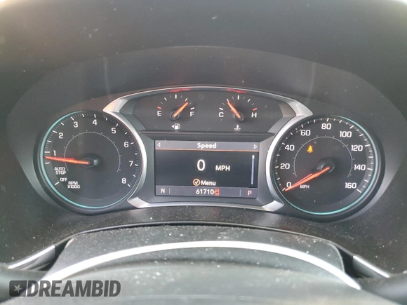 2019 Chevrolet Equinox LT z VIN 3GNAXUEV2KL194863, wystawiony jako Copart lot #56278535 z przebiegiem 61 710 mil mil oraz Szkoda całkowita • Salvage title. Historia ofert i sprzedaży dostępna na DreamBid. Obrazek 9.