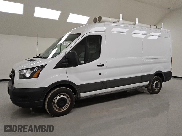 2023 Ford Transit Cargo with VIN 1FTBR1C88PKB03543, listed as a Copart auction lot 46538245 with 39,417 mi miles and Clean Title. Bid and sale history available at carsss.com. Image 1.