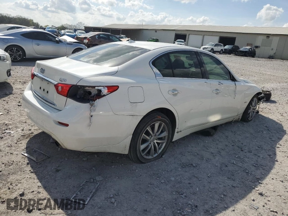 2016 Infiniti Q50 Premium с VIN JN1EV7APXGM306382, выставлен на аукционе Copart как лот 51202825 с пробегом 84 492 миль миль и Списание • Salvage title. История ставок и продаж доступна на DreamBid. Изображение 3.