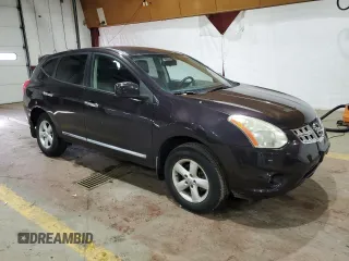 2013 Nissan Rogue S with VIN JN8AS5MV2DW136848, listed as a Copart auction lot 41373015 with 72,813 mi miles and Salvage Title. Bid and sale history available at DreamBid. Image 4.