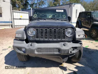 2024 Jeep Wrangler Sport S with VIN 1C4PJXAN3RW366785, listed as a Copart auction lot 87094754 with 3,109 mi miles and Salvage title. Bid and sale history available at DreamBid. Image 5.