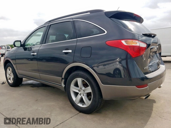 2008 Hyundai Veracruz GLS with VIN KM8NU73C78U045963, listed as a Copart auction lot 54604385 with 112,498 mi miles and Salvage title. Bid and sale history available at DreamBid. Image 2.