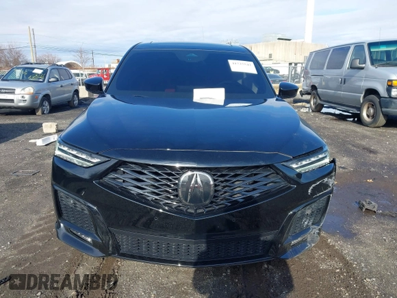 2025 Acura MDX w/A-Spec Package с VIN 5J8YE1H07SL000336, выставлен на аукционе IAAI как лот 41725542 с пробегом 6 013 миль миль и . История ставок и продаж доступна на DreamBid. Изображение 12.