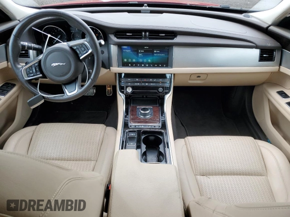 2019 Jaguar XF 30t Prestige with VIN SAJBK4GX2KCY77458, listed as a Copart auction lot 48690415 with 34,142 mi miles and Salvage Title. Bid and sale history available at carsss.com. Image 8.