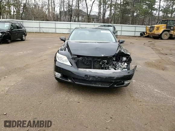 2010 Lexus LS 460 with VIN JTHCL5EFXA5007667, listed as a Copart auction lot 53871835 with 119,216 mi miles and Salvage title. Bid and sale history available at DreamBid. Image 13.