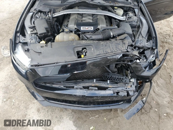 2015 Ford Mustang GT Premium with VIN 1FATP8FF8F5402773, listed as a Copart auction lot 46169535 with 80,822 mi miles and Salvage title. Bid and sale history available at DreamBid. Image 11.