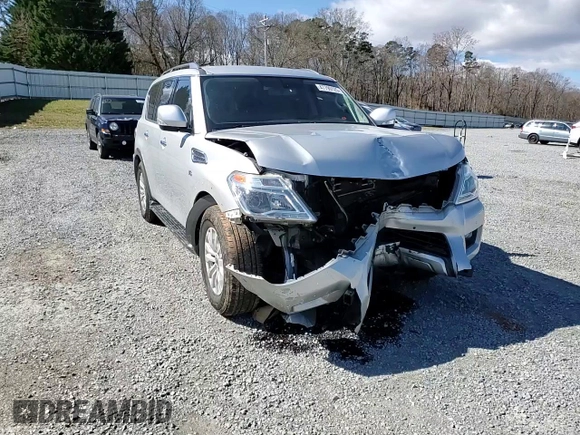 2018 Nissan Armada SV with VIN JN8AY2ND1J9058639, listed as a Copart auction lot 47799125 with 103,150 mi miles and Salvage Title. Bid and sale history available at carsss.com. Image 12.