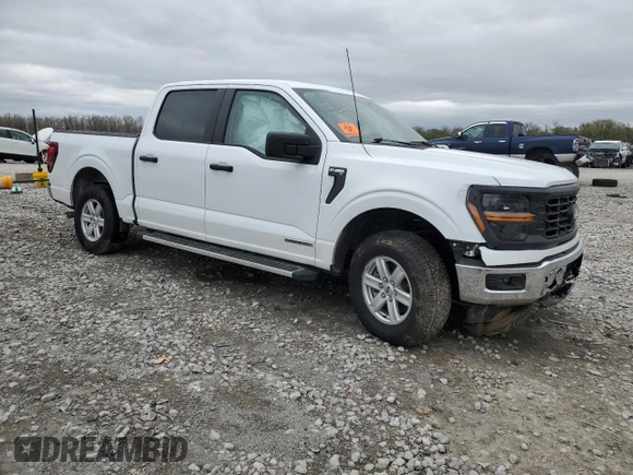 2024 Ford F-150 with VIN 1FTFW1FD4RFB40135, listed as a Copart auction lot 51074655 with Not provided miles and Salvage title. Bid and sale history available at DreamBid. Image 4.