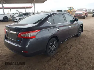 2014 Nissan Sentra S with VIN 3N1AB7AP8EL698082, listed as a IAAI auction lot 42034757 with 178,651 mi miles and . Bid and sale history available at DreamBid. Image 4.