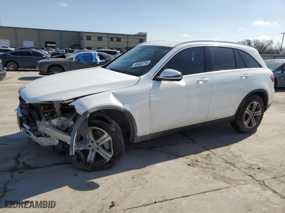 2020 Mercedes-Benz GLC with VIN WDC0G8DB3LF694264, listed as a Copart auction lot 48630775 with 100,629 mi miles and Salvage Title. Bid and sale history available at carsss.com. Image 1.