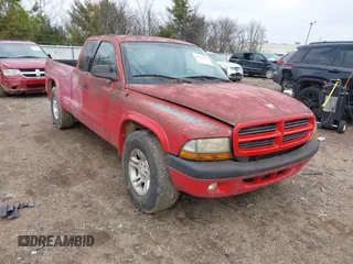 2002 Dodge Dakota Sport with VIN 1B7GL32XX2S558947, listed as a IAAI auction lot 41538339 with 126,150 mi miles. Bid and sale history available at carsss.com. Image 1.