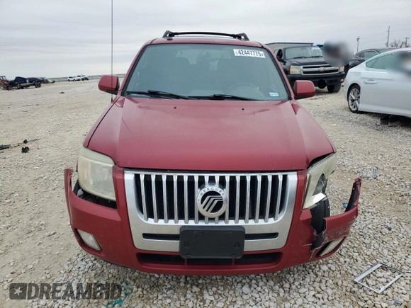 2009 Mercury Mariner Premier z VIN 4M2CU87G59KJ26384, wystawiony jako Copart lot #42447775 z przebiegiem 115 695 mil mil oraz Szkoda całkowita • Salvage title. Historia ofert i sprzedaży dostępna na DreamBid. Obrazek 5.