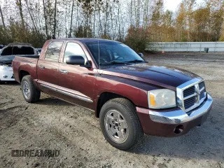 2005 Dodge Dakota Laramie with VIN 1D7HW58NX5S248188, listed as a Copart auction lot 75443734 with 209,716 mi miles and Salvage Title. Bid and sale history available at DreamBid. Image 4.