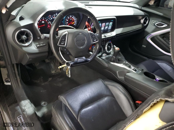 2017 Chevrolet Camaro 2SS with VIN 1G1FG1R71H0176989, listed as a Copart auction lot 51378765 with 66,300 mi miles and Salvage Title. Bid and sale history available at carsss.com. Image 8.