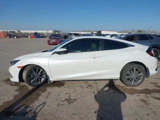 2019 Honda Civic Coupe EX with VIN 2HGFC3B36KH357449, listed as a IAAI auction lot 41829510 with 85,204 mi miles. Bid and sale history available at carsss.com. Image 14.