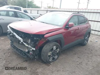 2024 Hyundai Kona SEL with VIN KM8HB3AB2RU122617, listed as a IAAI auction lot 41912888 with 34,897 mi miles and . Bid and sale history available at carsss.com. Image 2.