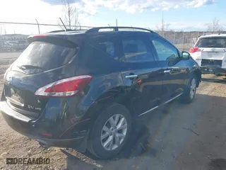 2011 Nissan Murano SV with VIN JN8AZ1MW9BW181392, listed as a IAAI auction lot 41672019 with 114,472 mi miles. Bid and sale history available at carsss.com. Image 4.