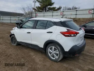 2020 Nissan Kicks S with VIN 3N1CP5BV4LL497286, listed as a Copart auction lot 51076695 with 106,644 mi miles and Clean Title. Bid and sale history available at DreamBid. Image 2.