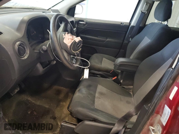 2016 Jeep Compass Sport with VIN 1C4NJDBB3GD756496, listed as a Copart auction lot 45302625 with 0 mi miles and Non Repairable. Bid and sale history available at carsss.com. Image 7.