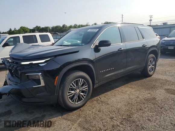 2024 Chevrolet Traverse AWD LT with VIN 1GNEVGKS8RJ184374, listed as a Copart auction lot 58804595 with 19,108 mi miles and Salvage title. Bid and sale history available at DreamBid. Image 1.