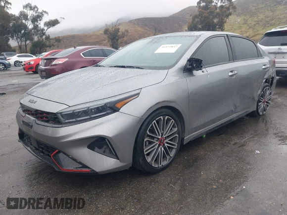 2022 Kia Forte GT with VIN 3KPF44AC5NE461384, listed as a IAAI auction lot 41572857 with 53,418 mi miles. Bid and sale history available at carsss.com. Image 18.