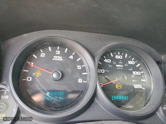 2007 Chevrolet Silverado 1500 LS with VIN 2GCEK13C171724192, listed as a Copart auction lot 87934995 with 240,349 mi miles and Salvage Title. Bid and sale history available at carsss.com. Image 9.