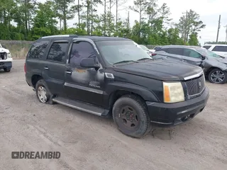 2003 Cadillac Escalade z VIN 1GYEK63N73R203813, wystawiony jako IAAI lot #42138841 z przebiegiem 68 483 mil mil oraz . Historia ofert i sprzedaży dostępna na DreamBid. Obrazek 1.