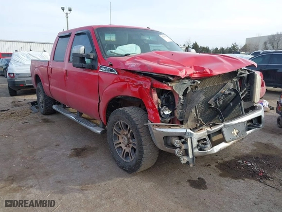 2012 Ford Super Duty F-250 SRW XL with VIN 1FT7W2B60CEC80505, listed as a IAAI auction lot 41380800 with 223,927 mi miles. Bid and sale history available at carsss.com. Image 1.