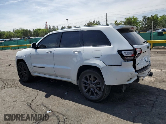 2018 Jeep Grand Cherokee High Altitude with VIN 1C4RJFCT9JC293653, listed as a Copart auction lot 58833145 with 96,808 mi miles and Salvage title. Bid and sale history available at DreamBid. Image 2.