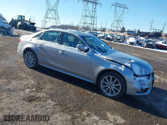 2016 Audi A4 Premium Plus with VIN WAUFFAFL6GN001664, listed as a IAAI auction lot 41402527 with 88,262 mi miles. Bid and sale history available at carsss.com. Image 1.