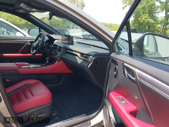 2021 Lexus RX 350 F Sport with VIN 2T2YZMDA5MC282968, listed as a IAAI auction lot 42429817 with 92,202 mi miles and . Bid and sale history available at DreamBid. Image 5.