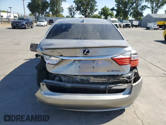 2015 Lexus ES 300h with VIN JTHBW1GGXF2086588, listed as a Copart auction lot 58767935 with 204,826 mi miles and Salvage title. Bid and sale history available at DreamBid. Image 6.