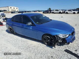 2015 BMW 3 Series 328i with VIN WBA3C1C5XFP854072, listed as a Copart auction lot 46125275 with 79,024 mi miles and Salvage Title. Bid and sale history available at carsss.com. Image 4.