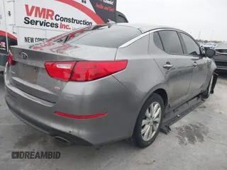 2015 Kia Optima LX with VIN 5XXGM4A75FG507392, listed as a IAAI auction lot 41889228 with 133,460 mi miles. Bid and sale history available at carsss.com. Image 4.