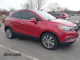 2018 Buick Encore Preferred with VIN KL4CJASB3JB663691, listed as a IAAI auction lot 40975581 with 136,624 mi miles and . Bid and sale history available at DreamBid. Image 17.