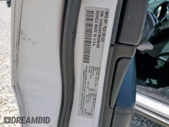 2021 Jeep Grand Cherokee Laredo E with VIN 1C4RJEAG7MC596709, listed as a Copart auction lot 57466875 with 56,164 mi miles and Salvage title. Bid and sale history available at DreamBid. Image 13.